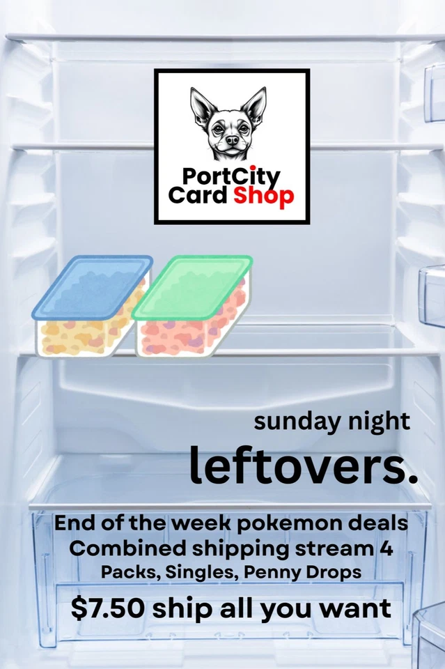 PortCity Card Shop - Sunday leftovers 🍱🥘