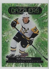 2022-23 Upper Deck Series 2 Dazzlers Green Filip Hallander #DZ-56 0hw2