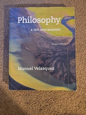 Mindtap Course List Ser.: Philosophy : A Text with Readings by Manuel Velasquez