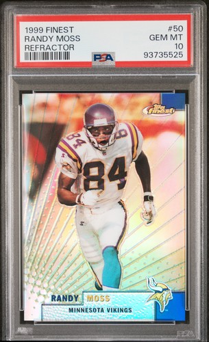 Randy Moss [Refractor] #50 1999 Topps Finest card