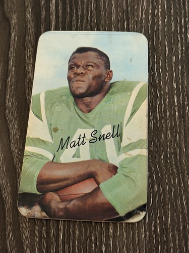Matt Snell #20 1970 Topps Super card