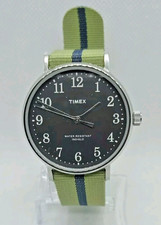 OROLOGIO TIMEX FAIRFIELD AVENUE ILLUMINAZIONE INDIGLO, NUMERI ARABI CASSA 37mm