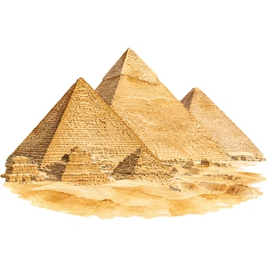 Pyramids of Giza Landmark World Wonder Self Adhesive Vinyl Sticker
