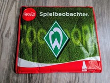 SV Werder Bremen Sitzkissen "Spielbeobachter" Coca-Cola Werbung Bundesliga 37x32