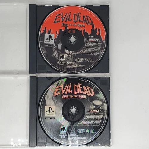 Evil Dead Hail to the King PS1 PlayStation 1 Tested Working Good Condition Discs