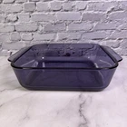 VTG Pyrex #222-R Baking Dish 2-Quart Amethyst Purple 8x8x2 Oven Microwave