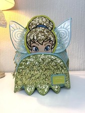 BNWT Loungefly Tinkerbell Sequin Cosplay Peter Pan Mini Backpack Bag Disney