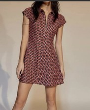 urban outfitters SP Ario Retro Short Sleeve Mini Dress