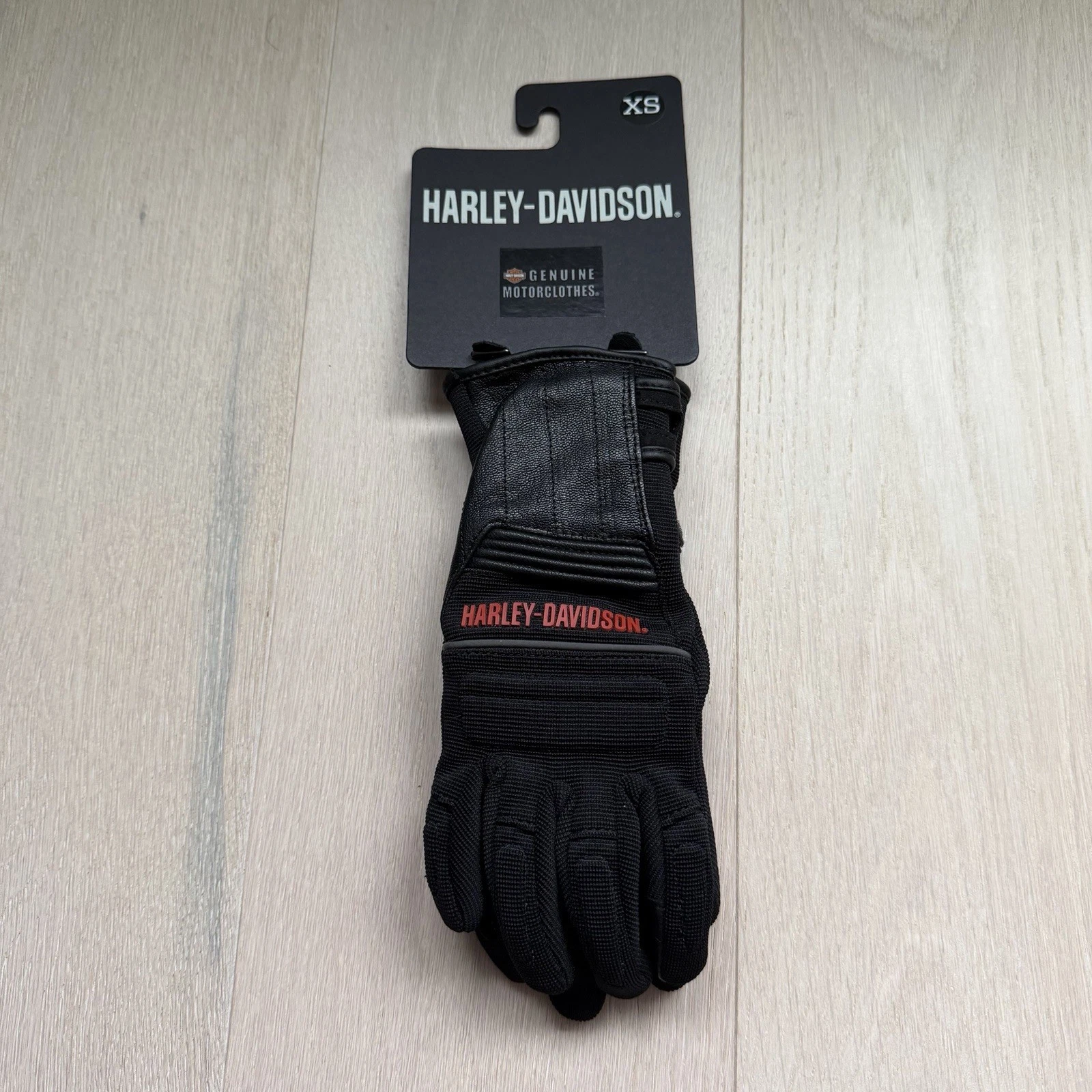 Harley-Davidson Women Quest Mixed Media Waterproof Gauntlet Gloves 98192-22VW XS