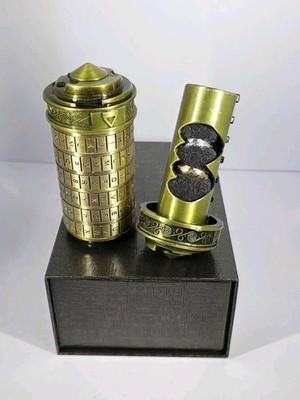 Cryptex Da Vinci Code Resettable Metal Lock Puzzle Boxes with Hidden Compartment