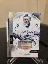Ryan Miller Vancouver Canucks 15/16 UD The Cup Game Used Tag 3 /3