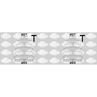 2X Sasic Achsmanschetten Satz Radseitig Passend FüR Ford Galaxy Mondeo S-MAX TOU