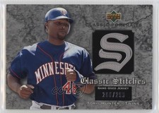 2003 Upper Deck Classic Portraits Stitches Jerseys /299 Torii Hunter #GJ-TH 0nr3