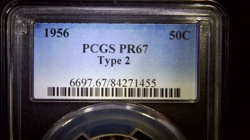 1956 Franklin Half Dollar Proof PR67 PCGS • Deep Mirrors