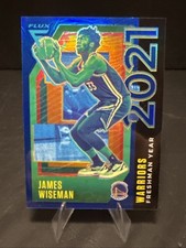 🏀2020-21 Panini Blue Flux Freshman Year Prizm /99 James Wiseman SP HIT RARE