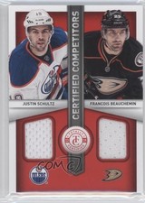 2013-14 Totally Certified Red Francois Beauchemin Justin Schultz #CC-SB 0f8