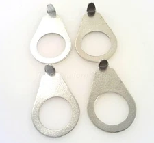 True Custom Shop® USA Indicator Knob Pointer Washers for Gibson 4pk in Nickel