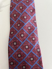 Lot of 2 Ermenegildo Zegna 100  Silk Men  s Necktie Multicolor