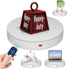 13.8Inch/35cm Remote 360 Rotating Platform 400lbs Capacity Electric Motorized