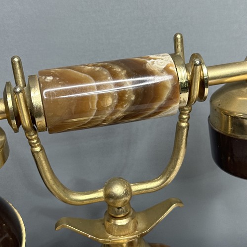 Telefono Vintage Telcer Onix Marmo Rotante Placcato Oro 18k Made in Italy Funzionante - Foto 6 di 15