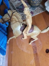 Vintage Plastic Figurine Roy Rogers and Trigg...