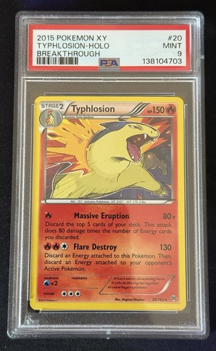 Typhlosion graded PSA 9 for sale on eBay