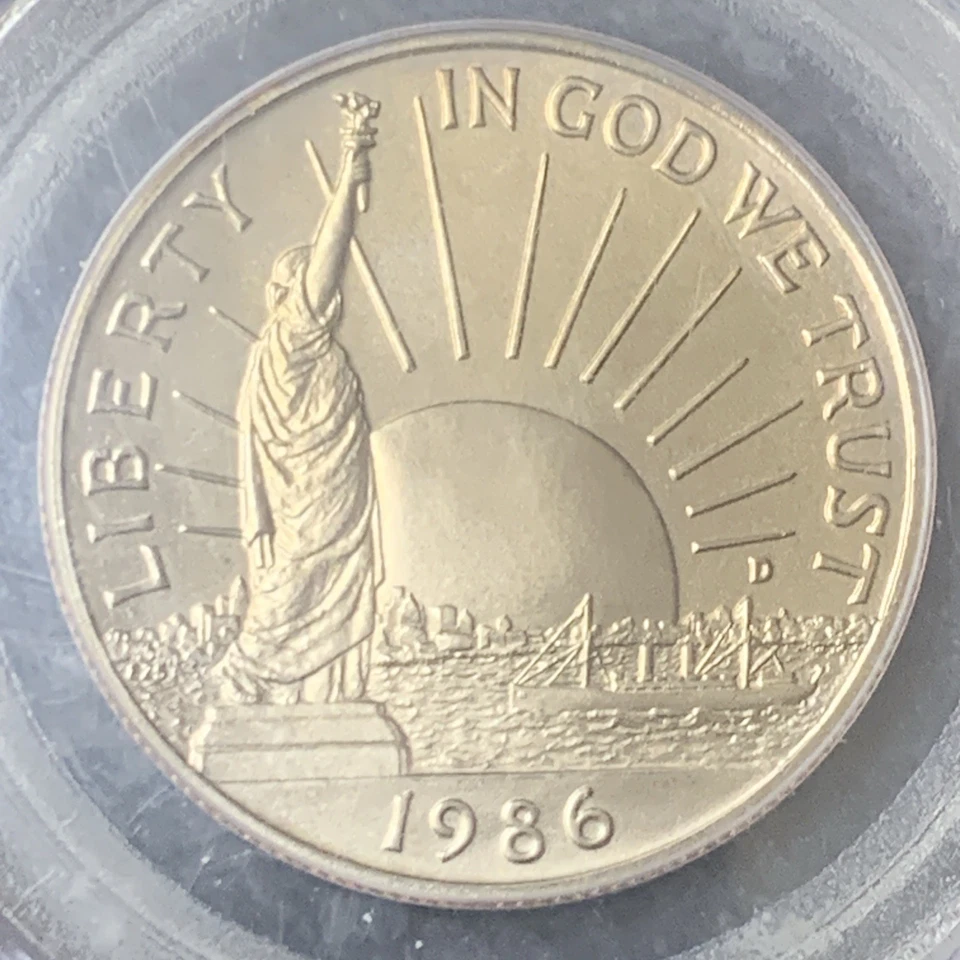 1986-D Signed PCGS PR69DCAM 33rd US Mint Director Donna Pope Half Dollar - Image 2 of 4