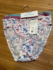 3 pr Jockey womens underwear French Cut soft  comfy sz 6 Free Ship