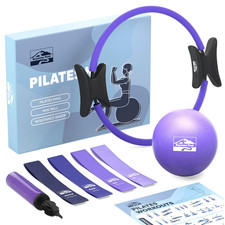 Pilates Ring Set 14 Zoll Mini Ball 4 Widersta...
