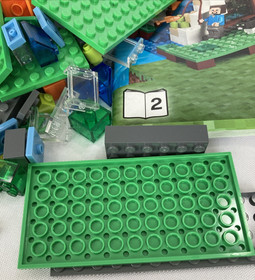 Lego 21134 Minecraft The Waterfall Base Incomplete Bricks Pieces Parts Manuals