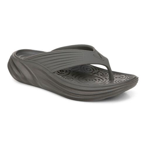 Vionic Tide RX Unisex Recovery Cushioned Orthotic Sandal Charcoal - 13 Medium