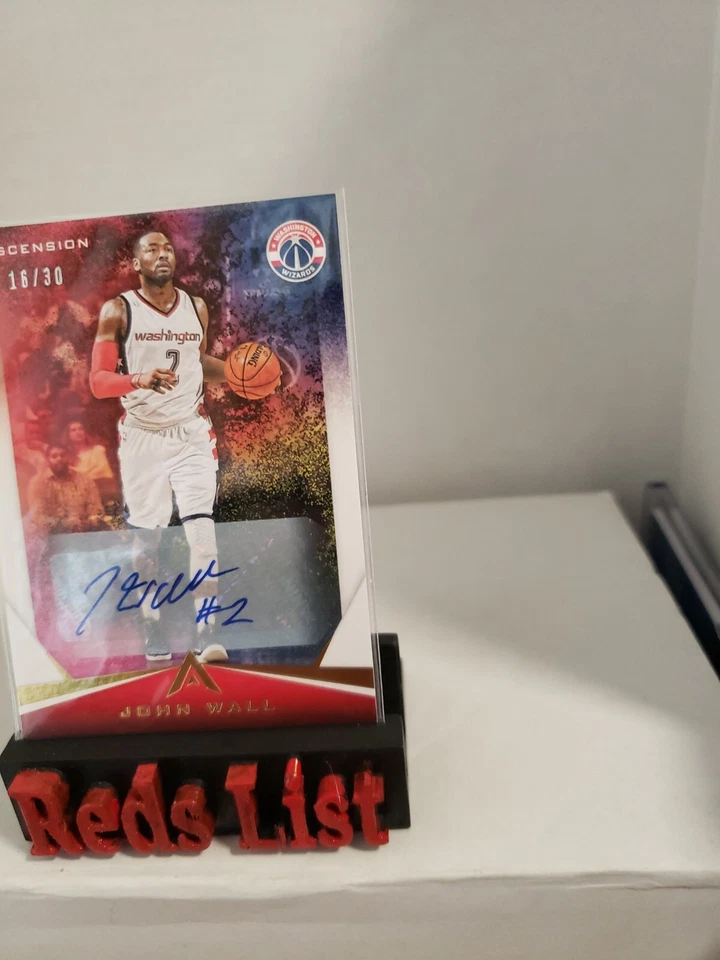 2017-18 Panini Ascension Auto #53 John Wall /30 Washington Wizards  - Image 3 of 4