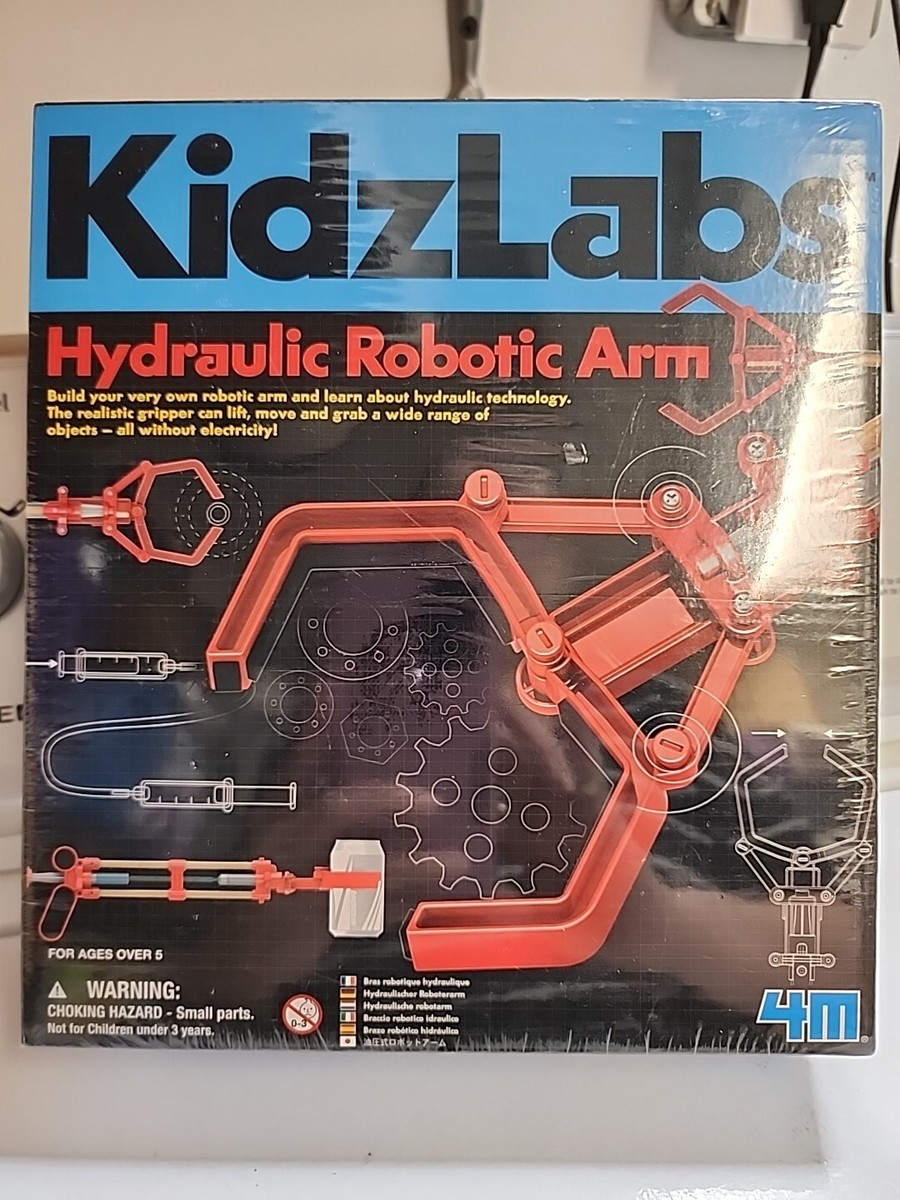 KidzLabs Hydraulic Robotic Arm 4M Technology Brand New