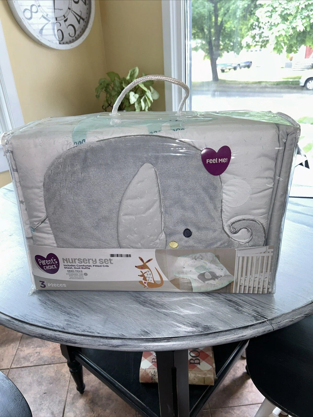 Parent's Choice Nursery Set including Comforter, Crib Sheet and Dust Ruffle, New