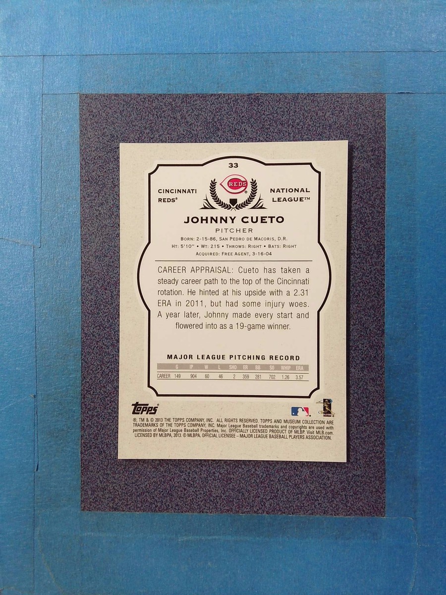 delittoページ 2013 Museum Collection JOHNNY CUETO 272/424 Cincinnati Reds @NV69