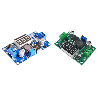LM2596 DC-DC-Spannungsreglermodul 45 40 V bis 125 37 V 3 A mit LED-Voltmeter QDE