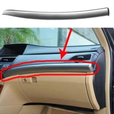For 2008-12 Honda Accord Replace Matt Silver Middle Console Dashboard Strip Trim