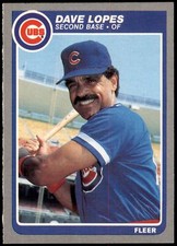 Dave Lopes #60 1985 Fleer