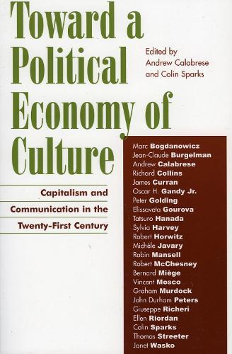 Thumbnail - Robert Horwitz Toward A Political Economy Of Culture (taschenbuch)