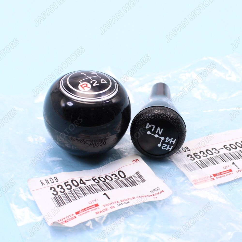 Genuine OEM Toyota Transfer Gear & 4Speed Shift Lever Knobs Set For LAND CRUISER eBay