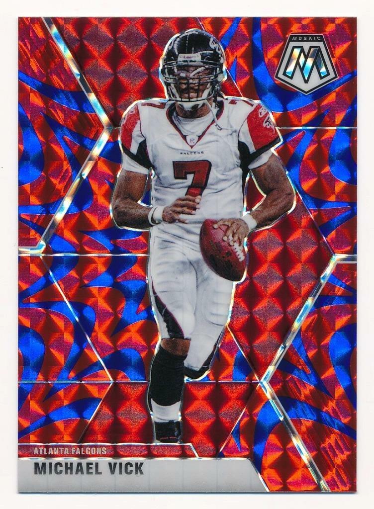 2020 Panini Mosaic MICHAEL VICK Reactive Blue Prizm *Falcons* NRMT-MT+ 11400