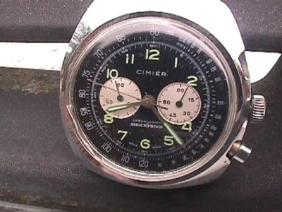 VINTAGE CIMIER CHRONOGRAPH WATCH PARTS