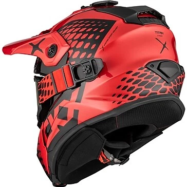Casco de moto de nieve CKX Titan Viper con 210 gafas rojo brillante talla 2XL Foto 3 de 4