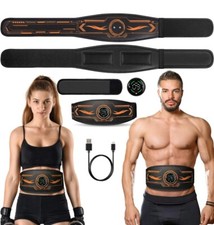 ABS Stimulator Ab Workout Equipment Ab Machine w/Extension Belt Abdominal Unisex