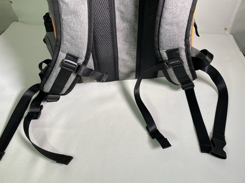 🌟Natuya Marl Grey Canvas Pet Carrier Dog~Cat Backpack with reflective detail - Picture 18 of 24