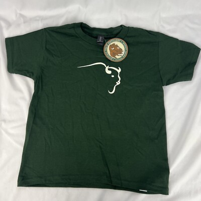 Buffalo Trace Distillery Bourbon NWT Green Youth XS Shirt BT3399