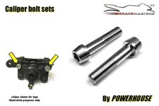Suzuki GSX600 FT 1996 rear brake caliper joint half bolts stainless tapered
