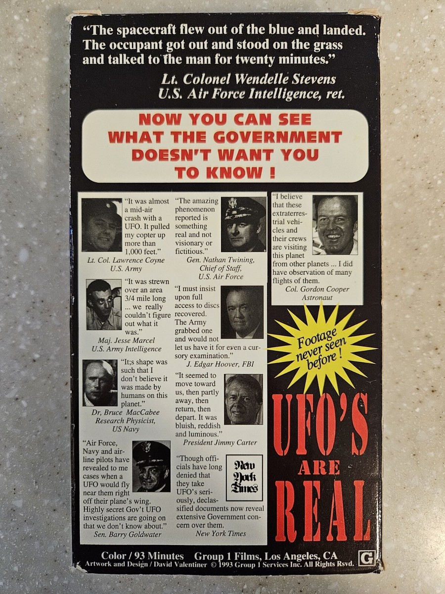 VHS: UFO's Are Real ALIENS EXIST ANCIENT | eBay