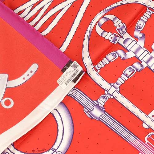 Neu mit Etikett Hermes Schal HARNAIS DE TIMON 90 cm Seide Carre Foulard FLORENCE MANLIK - Bild 5 von 6