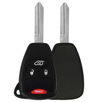 AKS KEYS 4B Car Key Fob Aftermarket Replacement for Jeep Dodge Chrylser KOBDT04A
